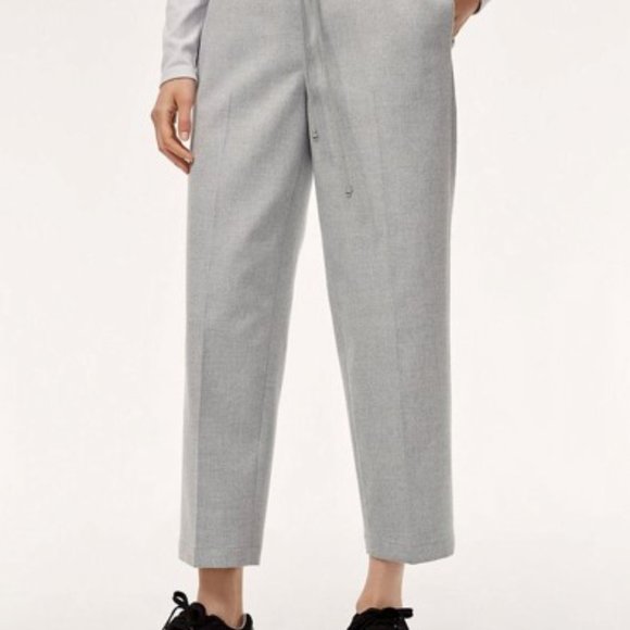 The Group Babaton cream plaid wool pants - Picture 4 of 4